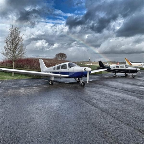 Flying Lessons at Turweston Aerodrome in Northamptonshire